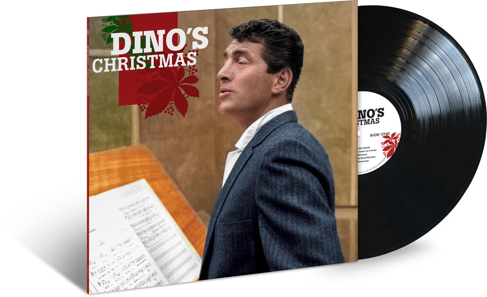 the album cover for Dean Martin - Dino's Christmas [LP]