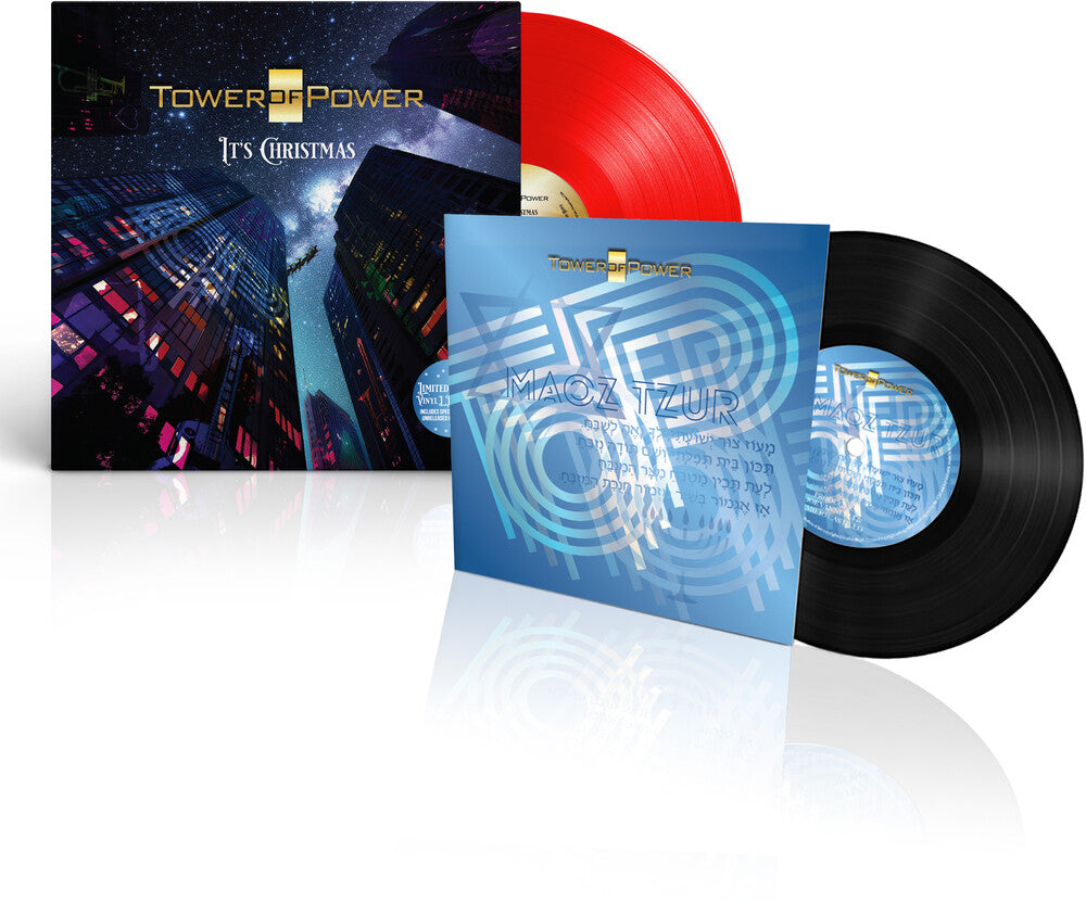 the album cover for Tower Of Power - It's Christmas (Limited Edition) (Bonv) [Colored Vinyl]