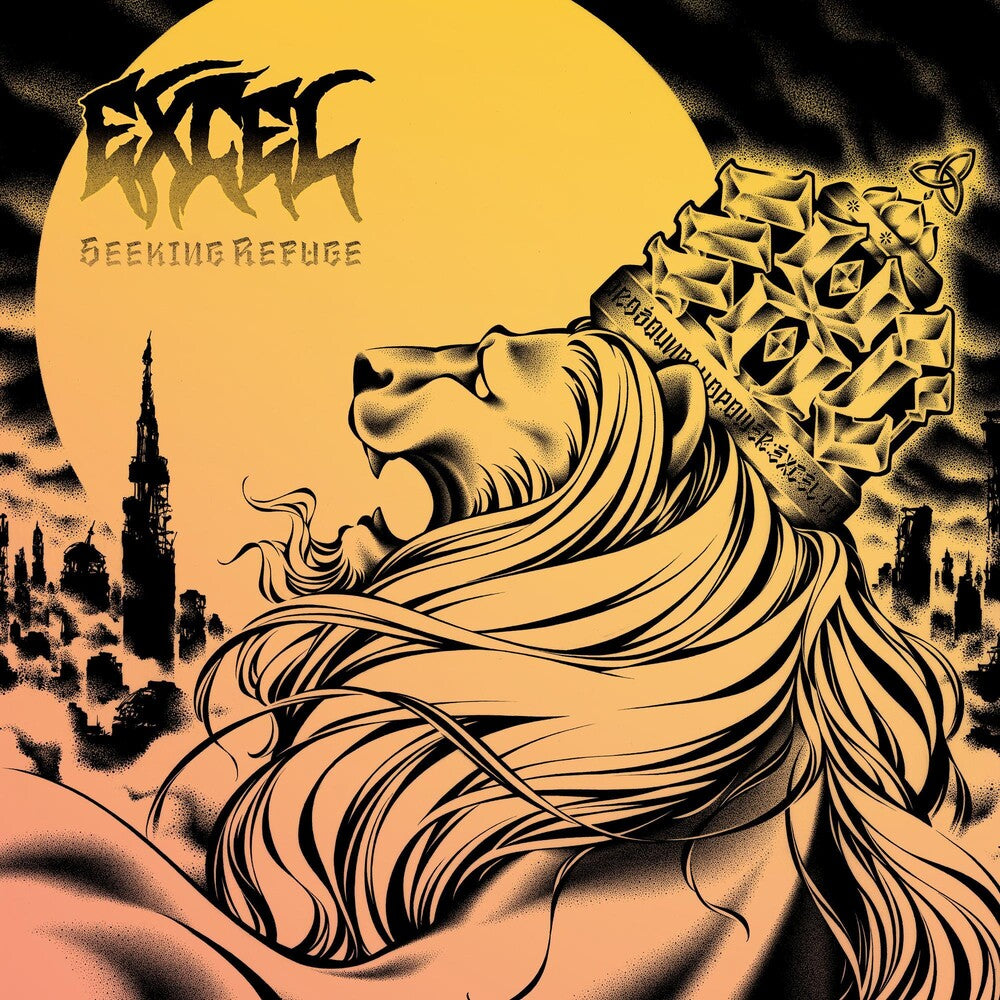the album cover for Excel - Seeking Refuge [Colored Vinyl] (Red)