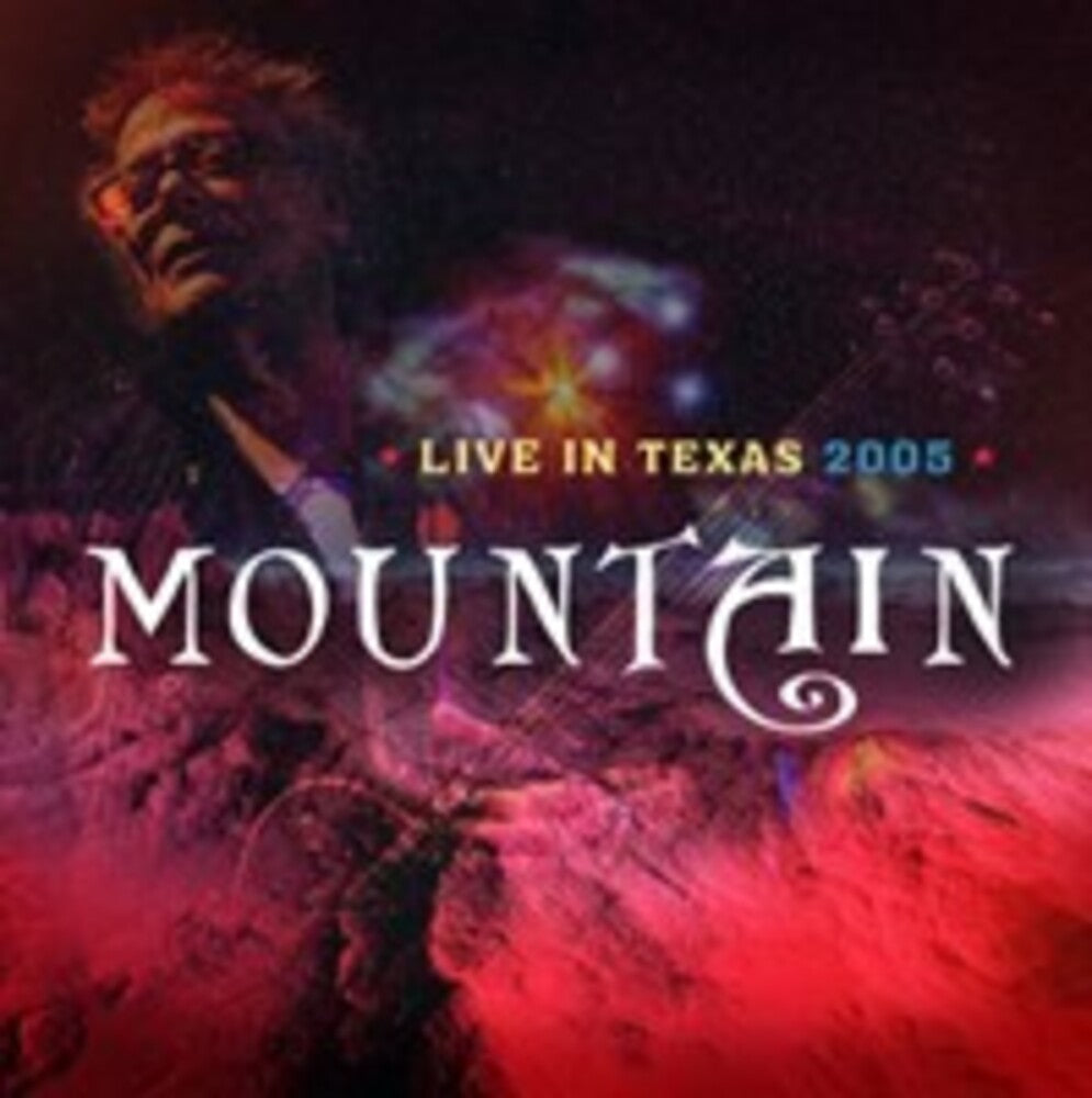 the album cover for Mountain - Live In Texas [Colored Vinyl] (Red) (Uk)
