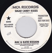 Mac & Katie Kissoon* : Sugar Candy Kisses (7", Mono, Promo)