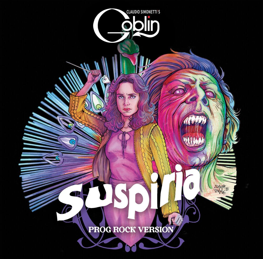 the album cover for Claudio Simonetti's Goblin - Suspiria - O.S.T.
