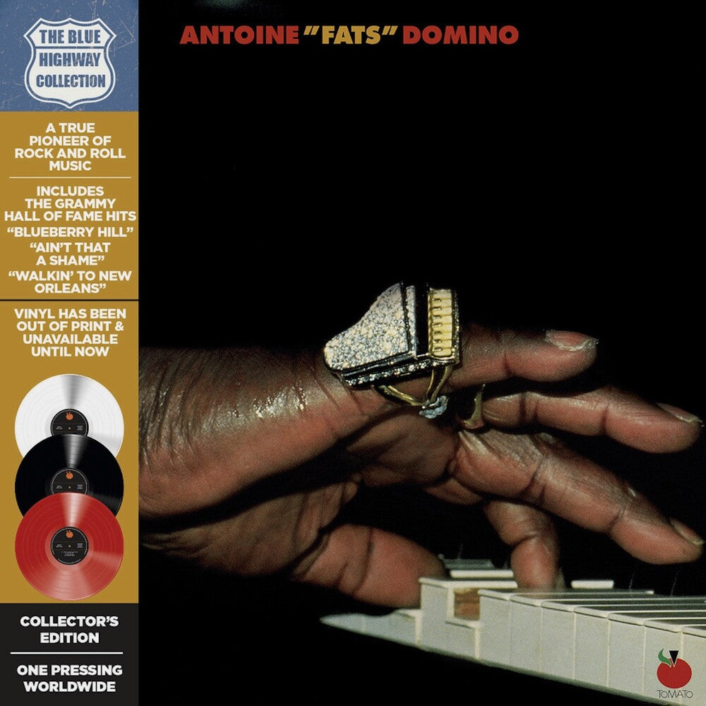 the album cover for Fats Domino - Antone Fats Domino (Blk) [Colored Vinyl] [Deluxe] [Limited Edition] (Red)