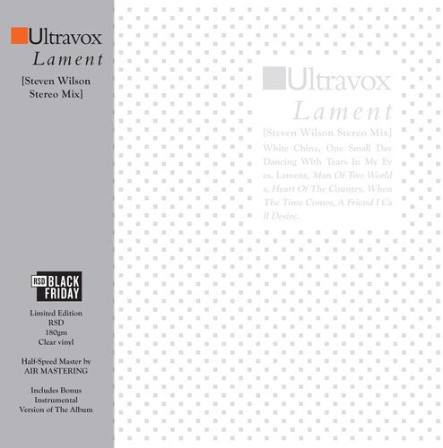 Ultravox Lament - Steven Wilson Stereo Mix (RSD) RSD Exclusive