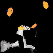 the album cover for MGMT - Loss Of Life [Black and Grey Splatter LP]