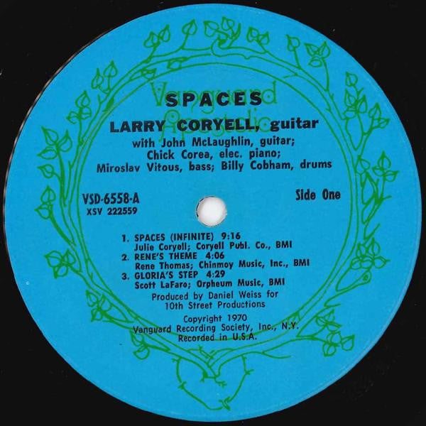 Larry Coryell : Spaces (LP, Album)