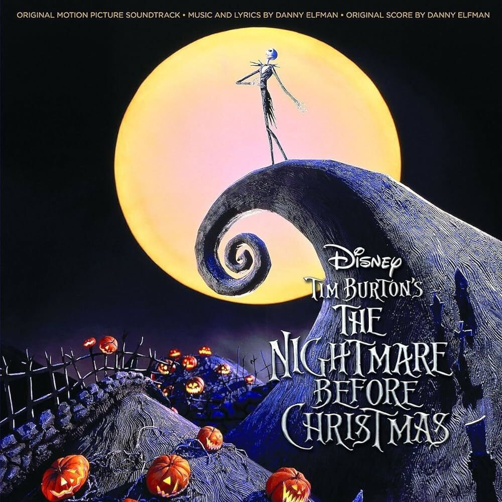 the album cover for Nightmare Before Christmas - O.S.T. (Aqu) (Colv) - Nightmare Before Christmas - O.S.T. (Aqu) [Colored Vinyl]