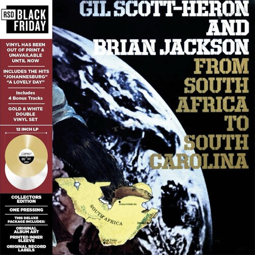 Gil Scott-Heron & Brian Jackson From South Africa To South Carolina (RSD) RSD Exclusive, Colored Vinyl, Gold, White