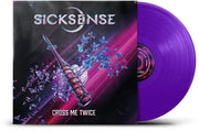 the album cover for Sicksense - Cross Me Twice [Indie Exclusive Purple Vinyl]