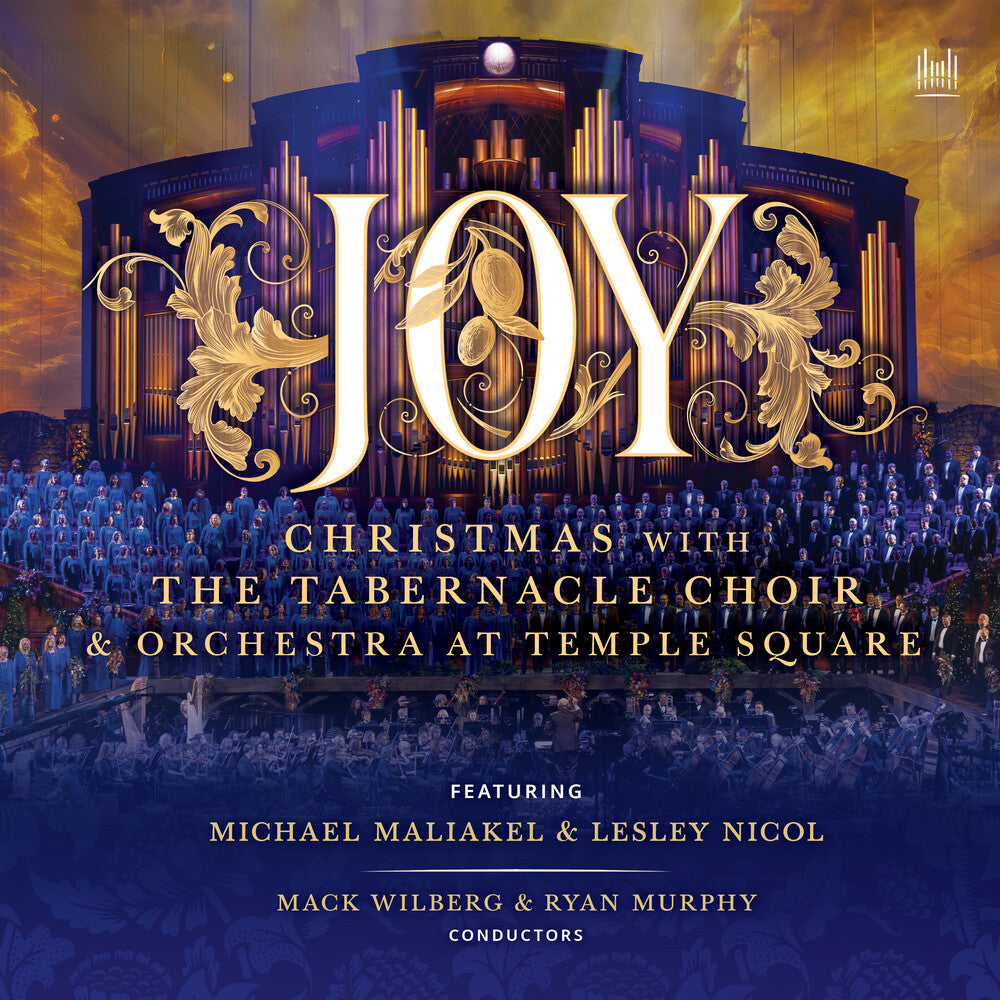 the album cover for Murphy / Tabernacle Choir At Temple Square - Joy - Christmas With The Tabernacle Choir & Orch