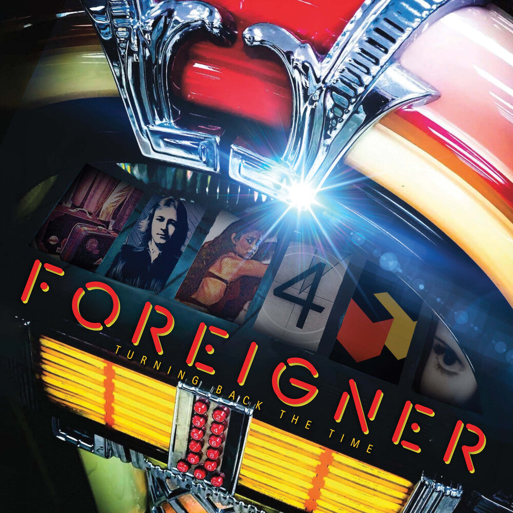 the album cover for Foreigner - Turning Back The Time