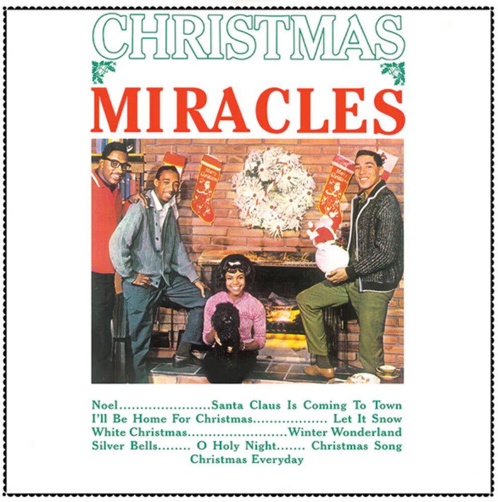 the album cover for Miracles - Christmas With The Miracles [Colored Vinyl] (Wht) (Uk)