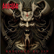 the album cover for Deicide - Banished By Sin [Clear Vinyl]
