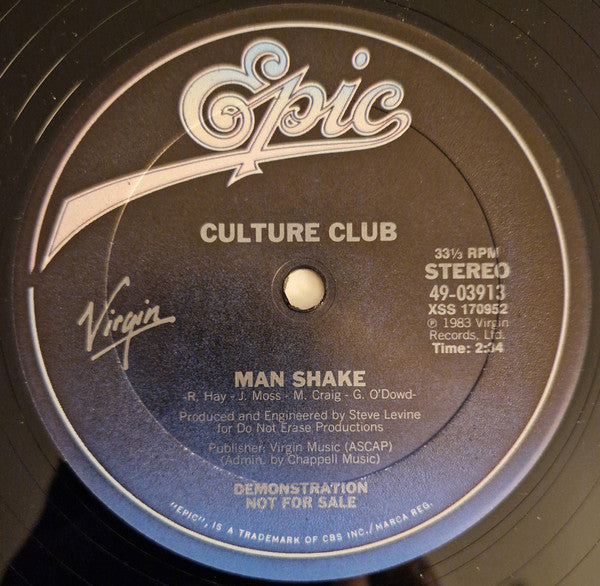 Culture Club : I'll Tumble 4 Ya! (Special Extended Version Remix) (12", Promo)
