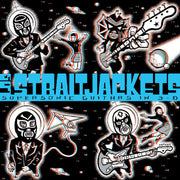 the album cover for Los Straitjackets - Supersonic Guitars In 3-D (Blue) [Colored Vinyl] [Clear Vinyl]