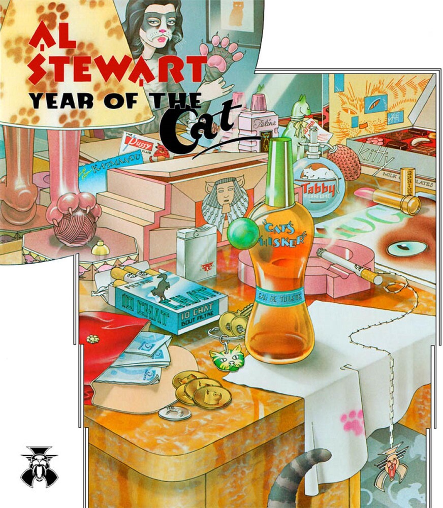 the album cover for Al Stewart - Year Of The Cat [Colored Vinyl] (Gate) [Limited Edition] (Red)