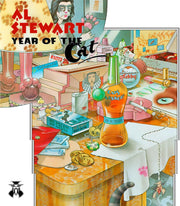 the album cover for Al Stewart - Year Of The Cat [Colored Vinyl] (Gate) [Limited Edition] (Red)