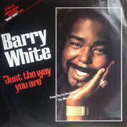 Barry White : Just The Way You Are (12", Single, Ltd, Whi)