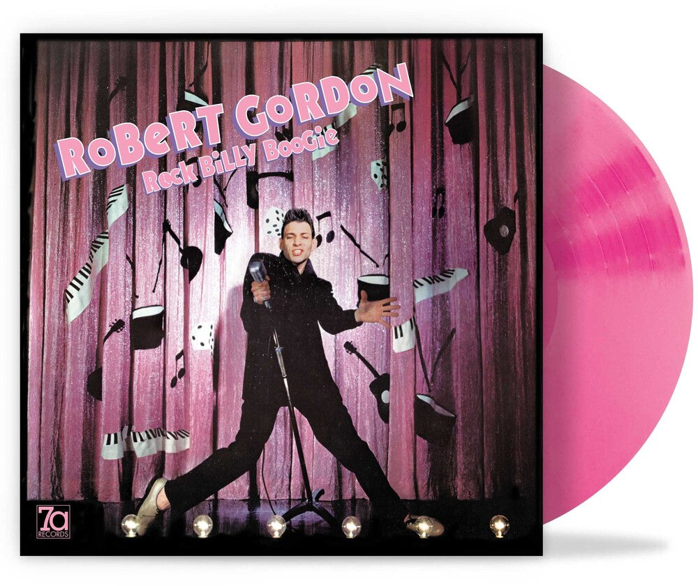 the album cover for Robert Gordon - Rock Billy Boogie [Colored Vinyl] [180 Gram] (Pnk) (Uk)