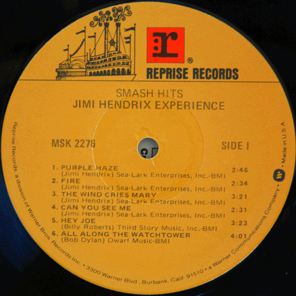 Jimi Hendrix Experience* : Smash Hits (LP, Comp, RE, Win)
