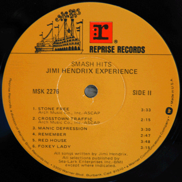 Jimi Hendrix Experience* : Smash Hits (LP, Comp, RE, Win)