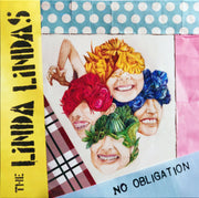 the album cover for Unknown Artist - No Obligation - Limited Galaxy Orange & White Colored Vinyl