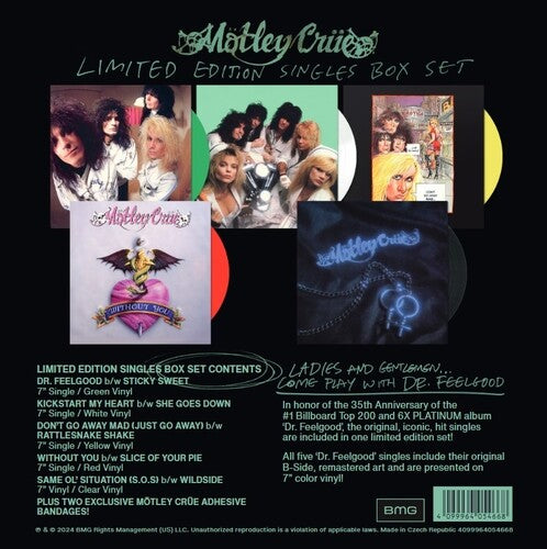 Motley Crue Dr. Feelgood (The Singles Box Set) RSD Exclusive, Colored Vinyl, Boxed Set (Mint (M))