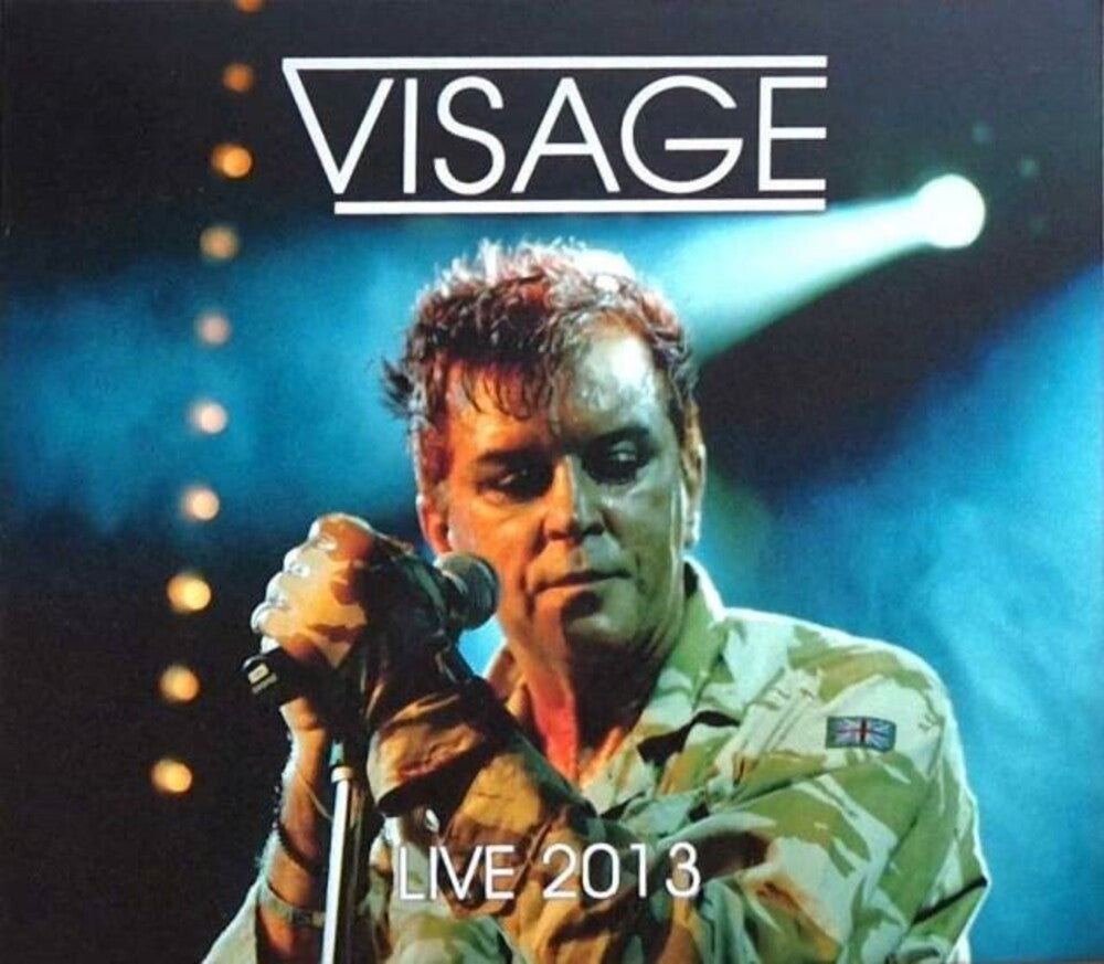the album cover for Visage - Live 2013 (Uk)