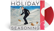 the album cover for Jimmy Fallon - Holiday Seasoning [Peppermint Swirl LP]