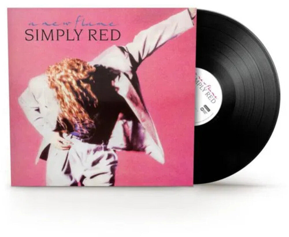 the album cover for Simply Red - New Flame