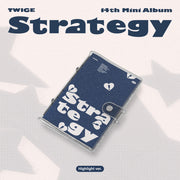 the album cover for TWICE - Strategy (Highlight Ver.)