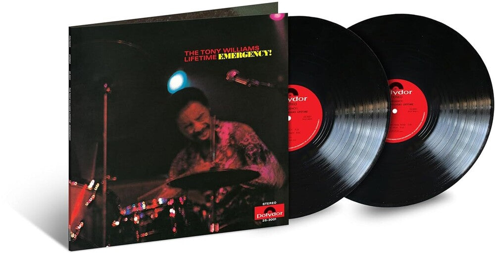 the album cover for Tony Williams  Lifetime - Emergency! (Verve By Request Series) [180 Gram]