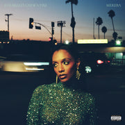 the album cover for Mereba - Breeze Grew A Fire
