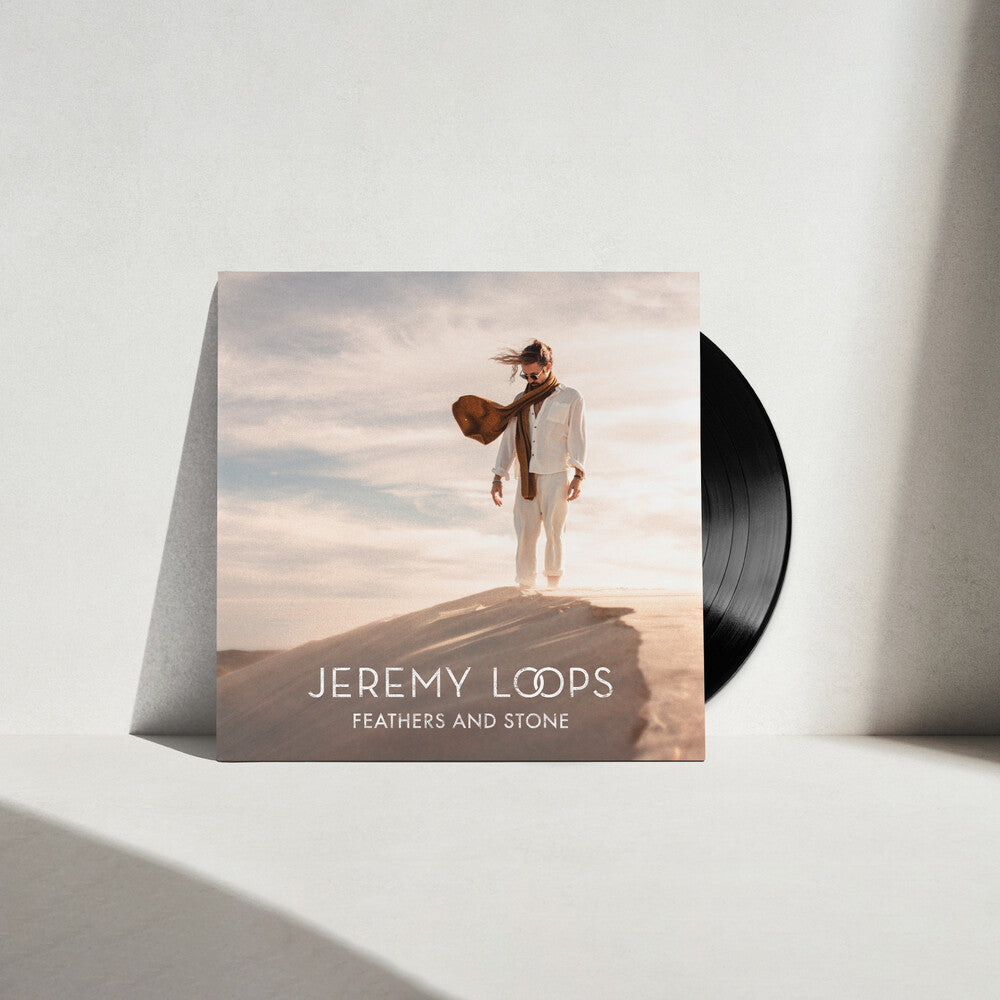 the album cover for Loops, Jeremy - Feathers and Stone