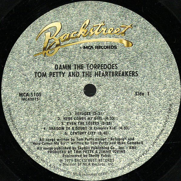Tom Petty And The Heartbreakers : Damn The Torpedoes (LP, Album, Pin)