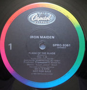 Iron Maiden : Flash Of The Blade (12", Promo)