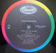 Iron Maiden : Flash Of The Blade (12", Promo)
