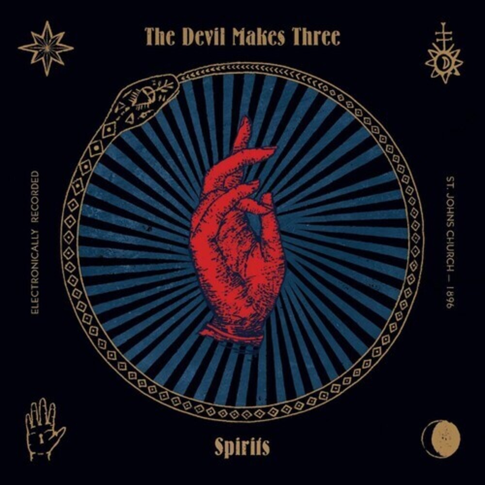 the album cover for The Devil Makes Three - Spirits [Indie Exclusive Autographed LP]