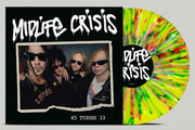 the album cover for Midlife Crisis - 45 Turns 33 - Multicolour-Splatter [Colored Vinyl] (Spla)