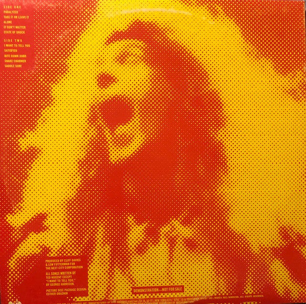 Ted Nugent : State Of Shock (LP, Album, Ltd, Pic, Promo, pro)