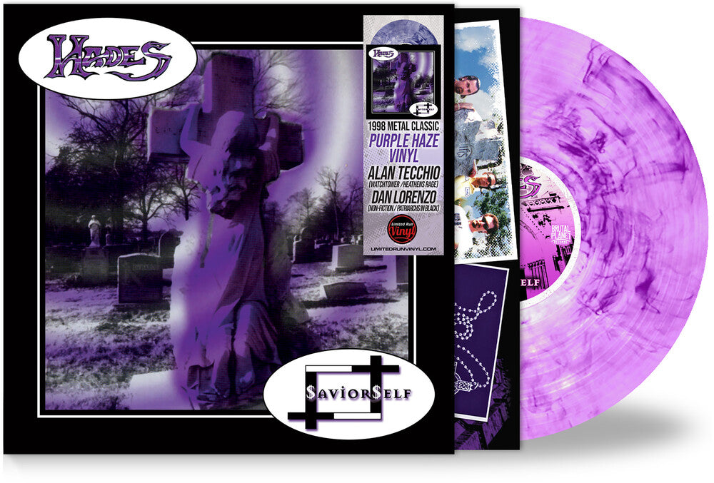 the album cover for Hades - Saviorself- Purple [Colored Vinyl] (Purp)