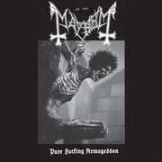 the album cover for Mayhem - Pfa Demos