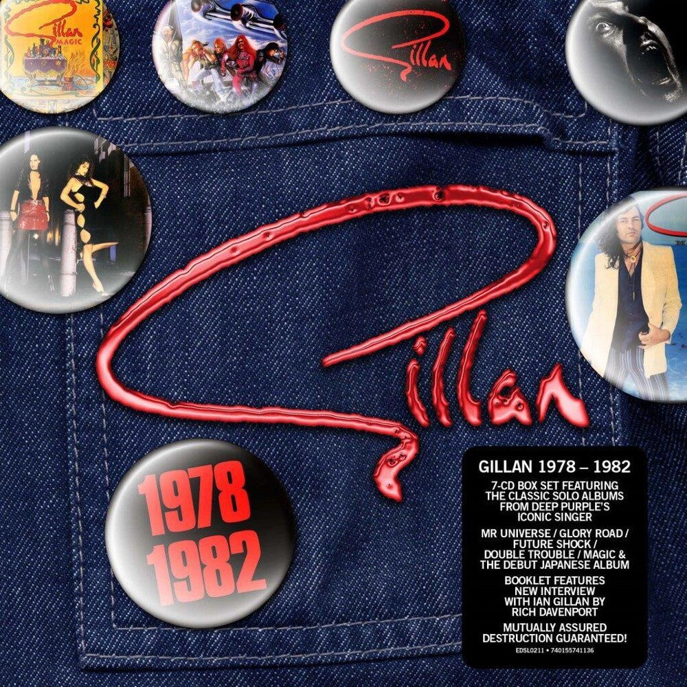 the album cover for Gillan - 1978-1982 (Box) [Deluxe] (Uk)