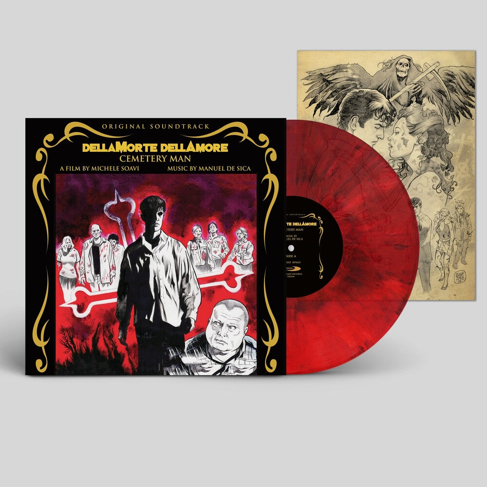 the album cover for De Manuel Sica  (Colv) (Red) (Ita) - Dellamorte Dellamore - O.S.T. [Colored Vinyl] (Red) (Ita)