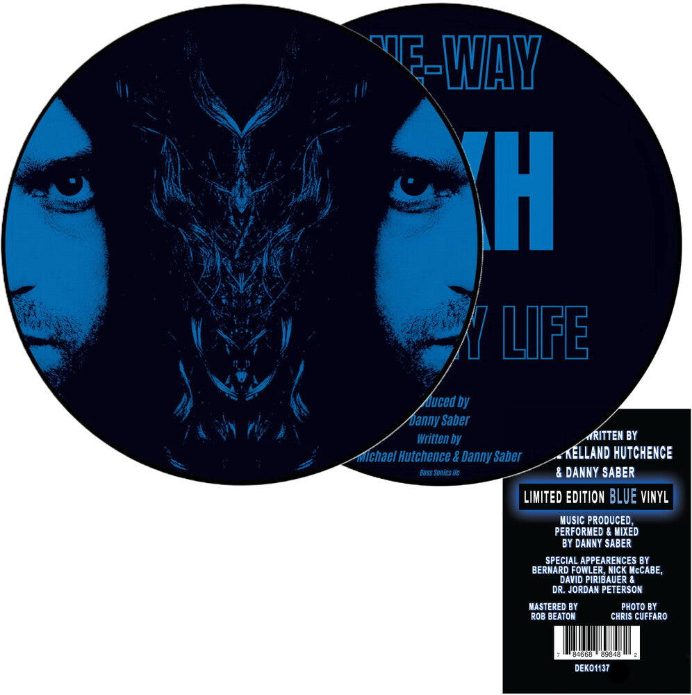 the album cover for Michael Hutchence - One Way/Save My Life (10in)
