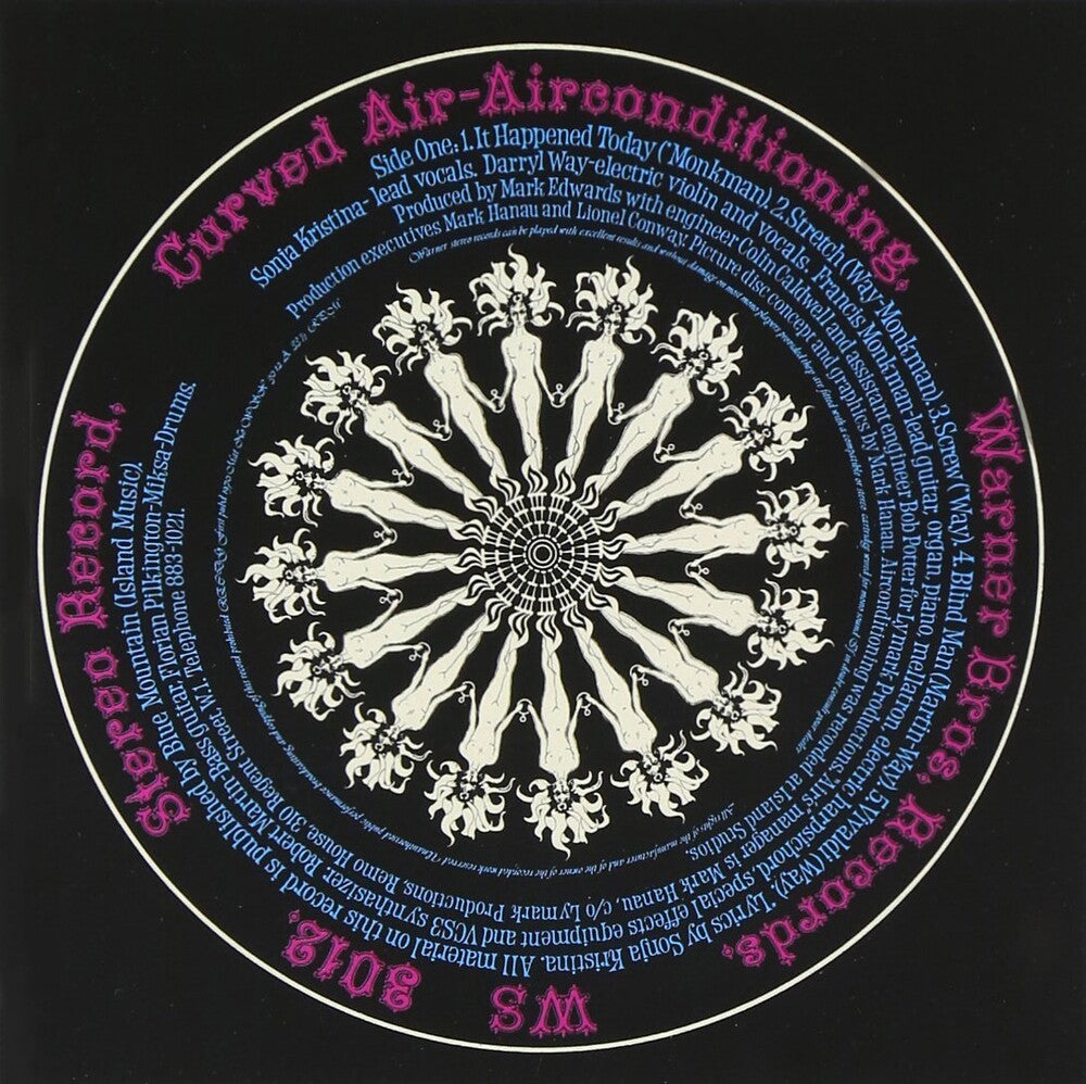 the album cover for Curved Air - Airconditioning (Ger)
