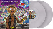 the album cover for Juice WRLD - The Party Never Ends [Indie Exclusive 2 Metallic Glacier LP]