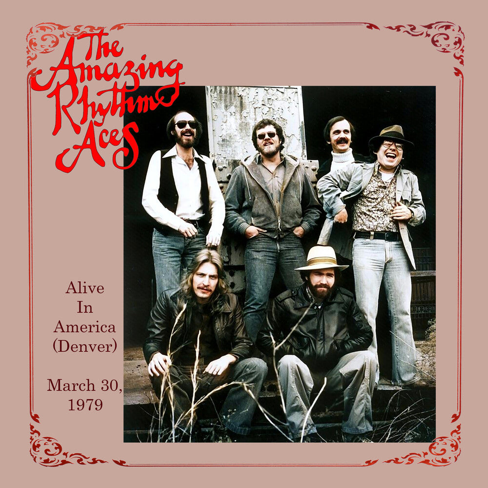 the album cover for Amazing Rhythm Aces - Alive In America (Denver) March 30, 1979 [Colored Vinyl]