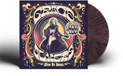the album cover for Grace Bowers &amp; The Hodge Podge - Wine On Venus - [LP Recycled Rainbow Tie Dye Splatter]