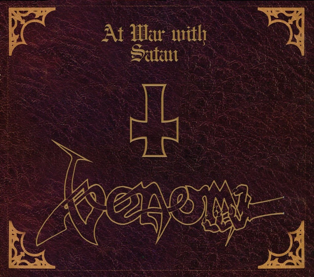 the album cover for Venom - At War With Satan [Digipak] (Uk)